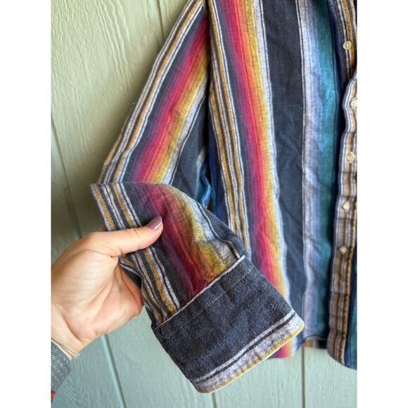 Vintage 90s Saddlebrook Men's Button Up, Large - Picture 3 of 4